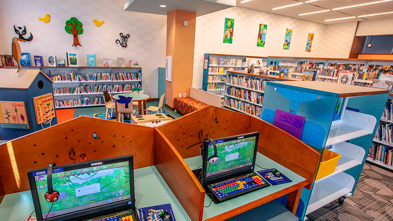 Withee Malcolm Willowbrook Library Kids Computer Area Withee Malcolm Willowbrook Library Kids Computer Area